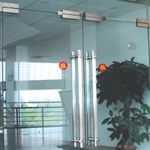 Electric induction glass door accessories